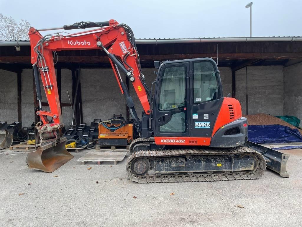 Kubota KX 080-4a2 中型油圧ショベル 7ｔ-12ｔ（ユンボ・パワーショベル・バックホー）