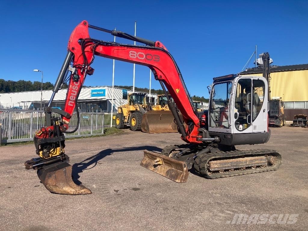Neuson 8003 RD 中型油圧ショベル 7ｔ-12ｔ（ユンボ・パワーショベル・バックホー）