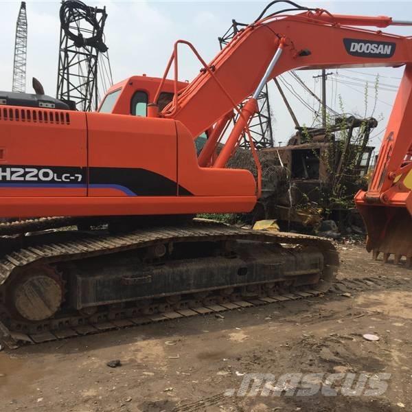 Doosan dh220lc-7 大型油圧ショベル12t以上（パワーショベル・ユンボ）