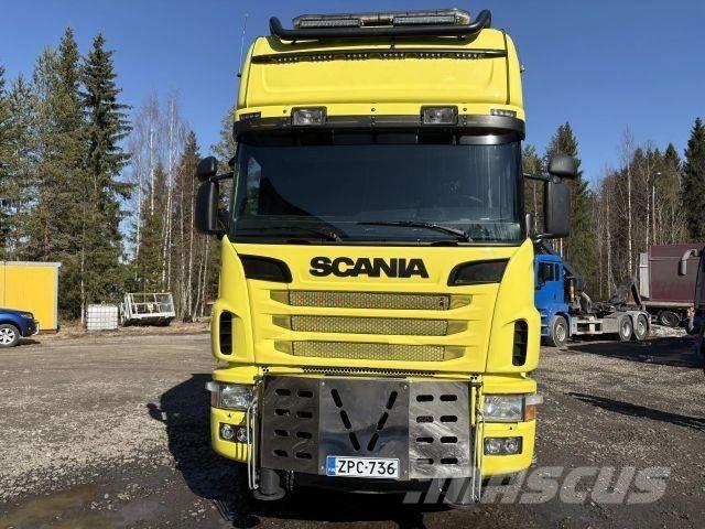 Scania R164G 8*4 クレーントラック、ユニック車