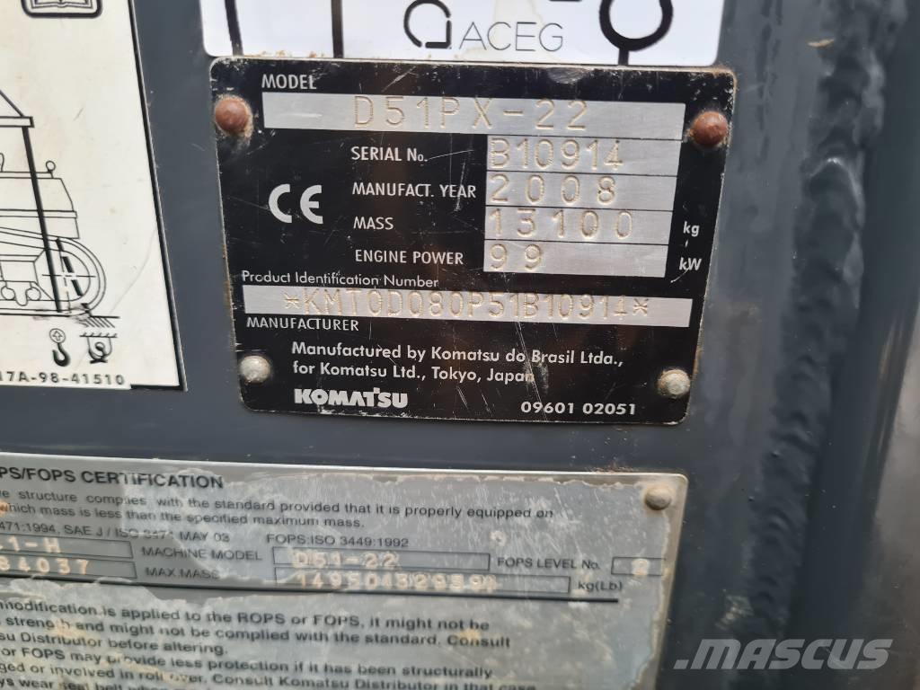 Komatsu D51PX-22 ブルドーザー