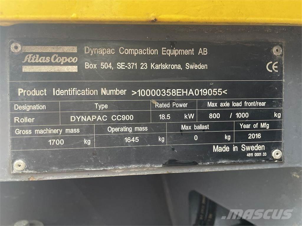 Atlas Copco CC900 ロードローラー