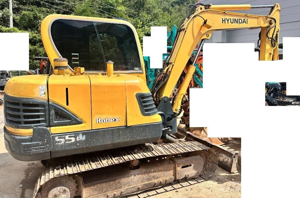 Hyundai Robex 55 ミニ油圧ショベル 7t以下（ミニユンボ・ミニディガー）