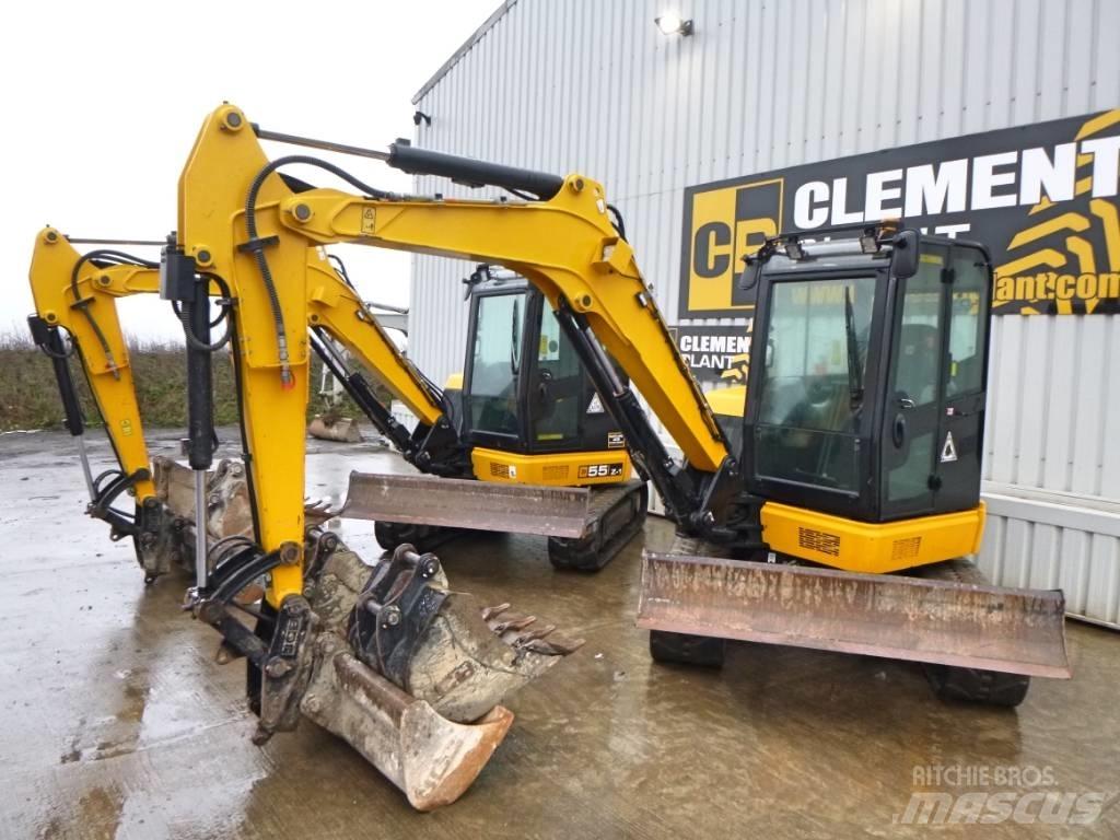 JCB 55 Z-1 中型油圧ショベル 7ｔ-12ｔ（ユンボ・パワーショベル・バックホー）