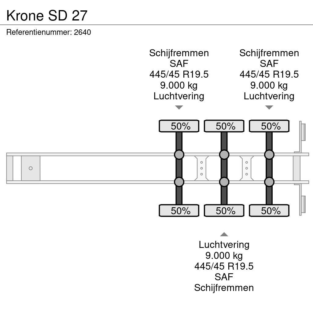 Krone SD 27 カーテンサイダー