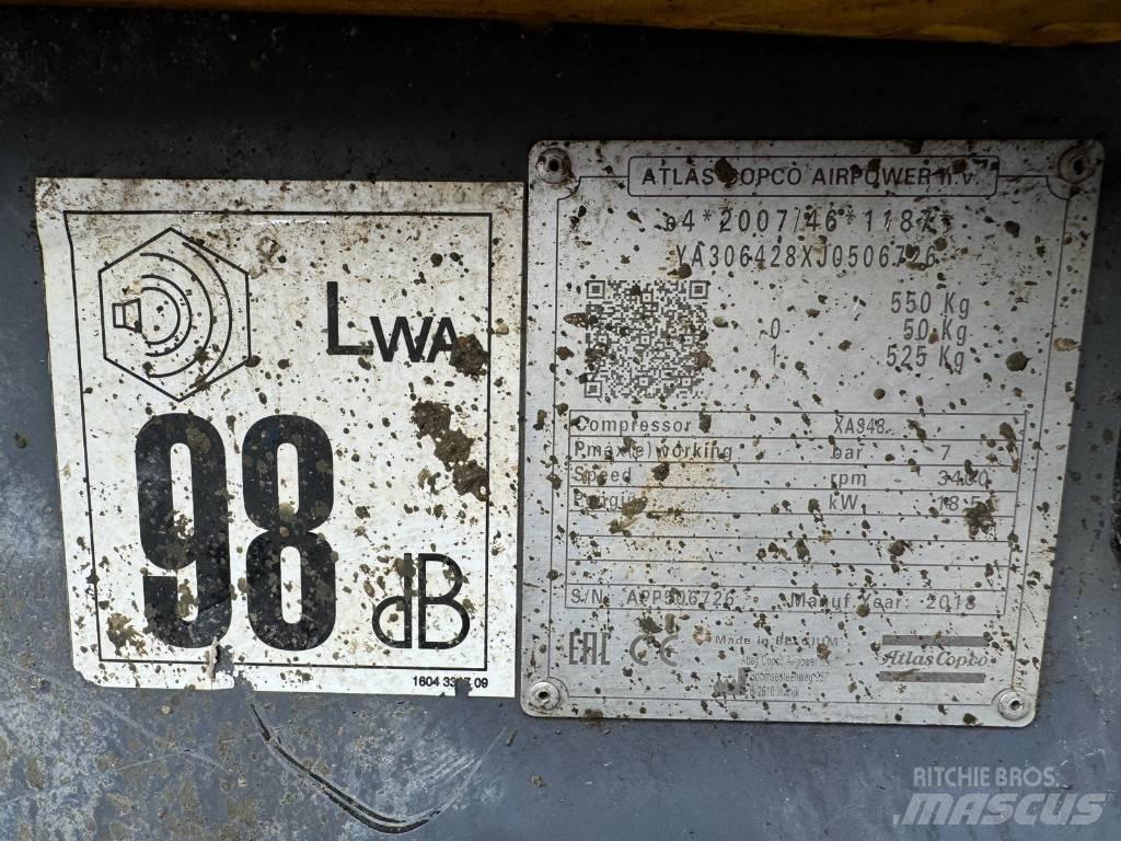 Atlas Copco XAS 48 コンプレッサー