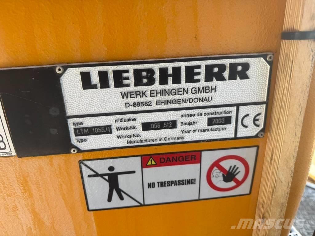 Liebherr LTM 1055-1 オールテレーンクレーン