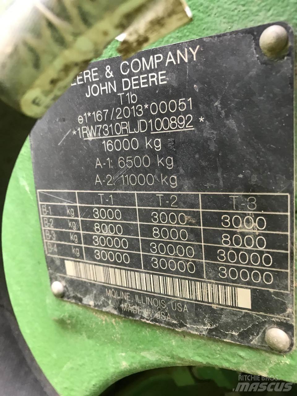 John Deere 7310R トラクター