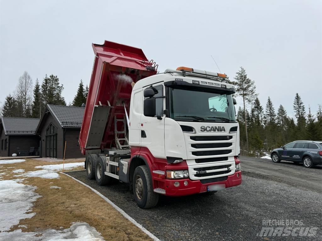 Scania R 620 6x4 V8 ダンプ