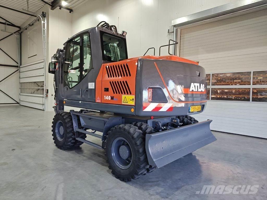 Atlas 140W ホイール式油圧ショベル（パワーショベル・ユンボ・バックホー）