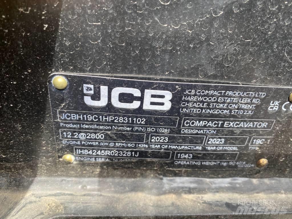 JCB 19 C-1 ミニ油圧ショベル 7t以下（ミニユンボ・ミニディガー）