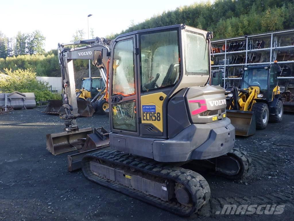 Volvo ECR 58 F ミニ油圧ショベル 7t以下（ミニユンボ・ミニディガー）
