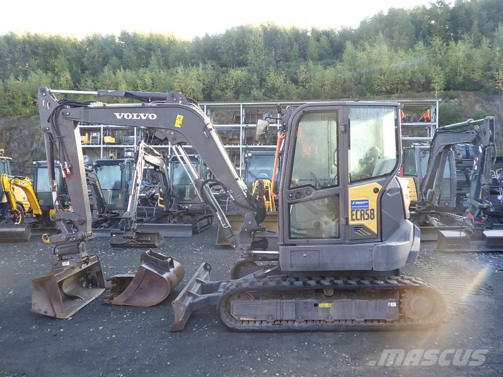 Volvo ECR 58 F ミニ油圧ショベル 7t以下（ミニユンボ・ミニディガー）