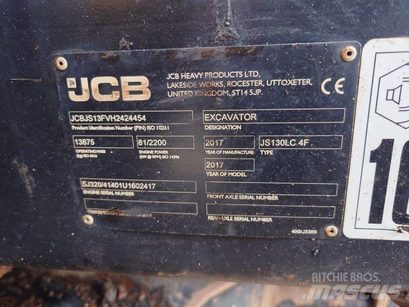 JCB JS 130 LC 大型油圧ショベル12t以上（パワーショベル・ユンボ）