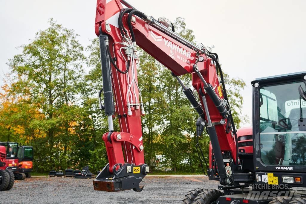Yanmar B 75 W ホイール式油圧ショベル（パワーショベル・ユンボ・バックホー）