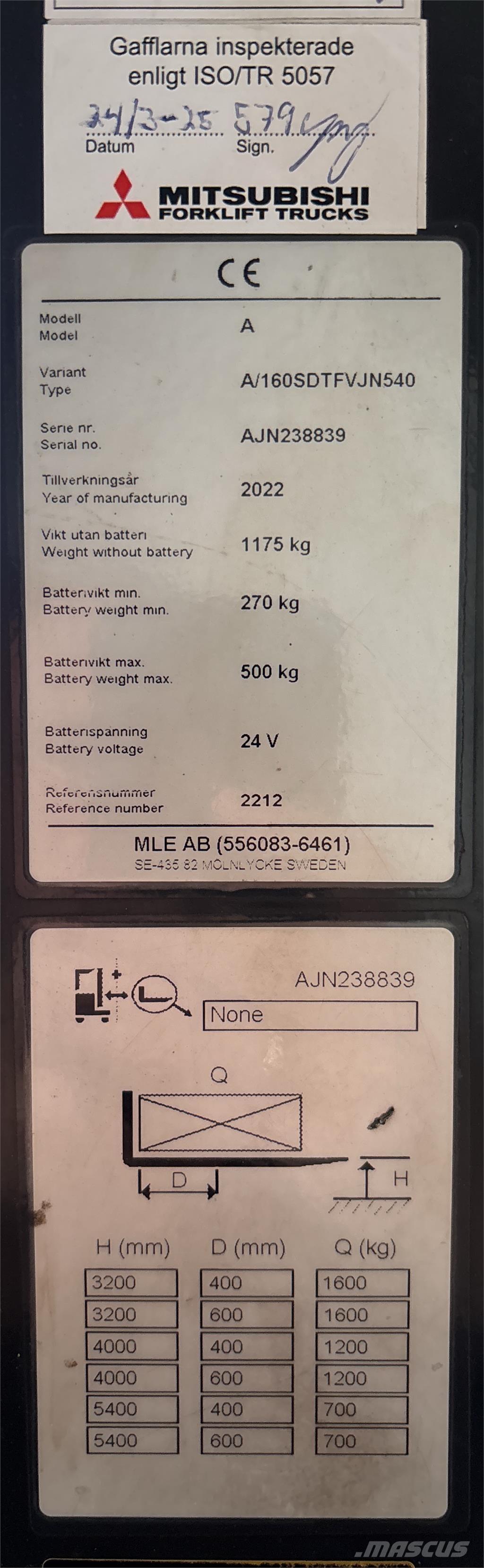 Atlet A160 自走式スタッカー