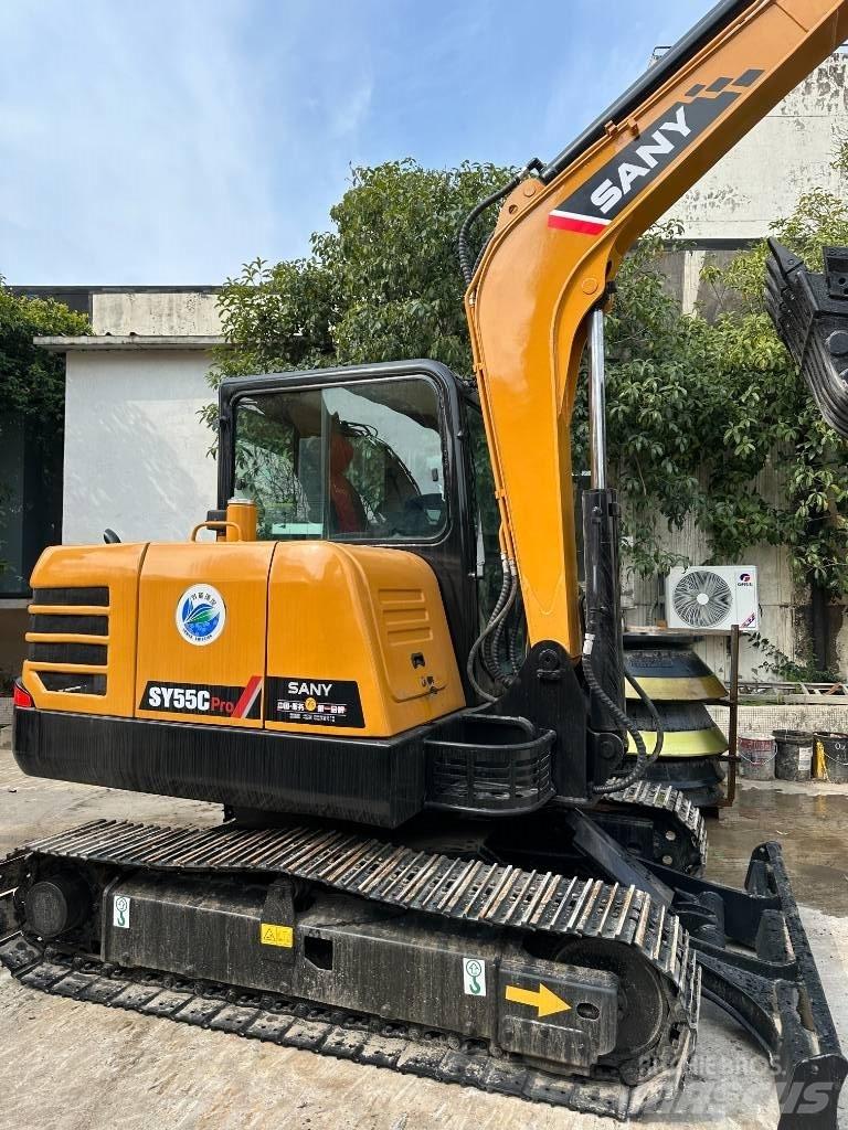 Sany SY 55 中型油圧ショベル 7ｔ-12ｔ（ユンボ・パワーショベル・バックホー）