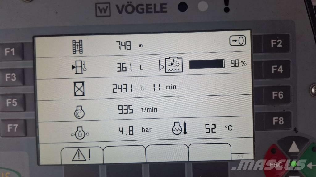 Vögele MT 3000-2i アスファルトディストリビューター