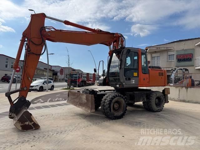 Hitachi ZX 160 W ホイール式油圧ショベル（パワーショベル・ユンボ・バックホー）