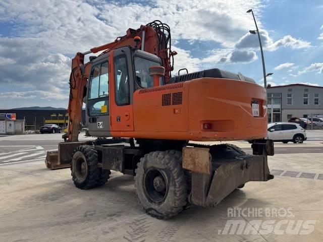Hitachi ZX 160 W ホイール式油圧ショベル（パワーショベル・ユンボ・バックホー）