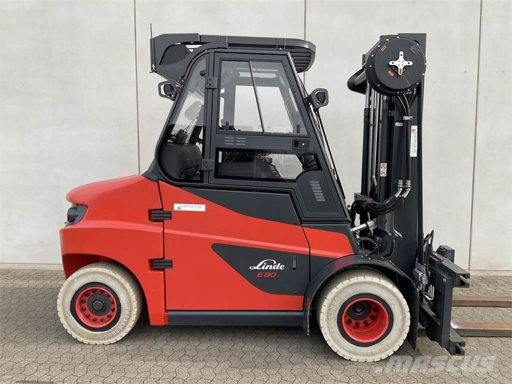 Linde E80-01/900 バッテリーフォークリフト