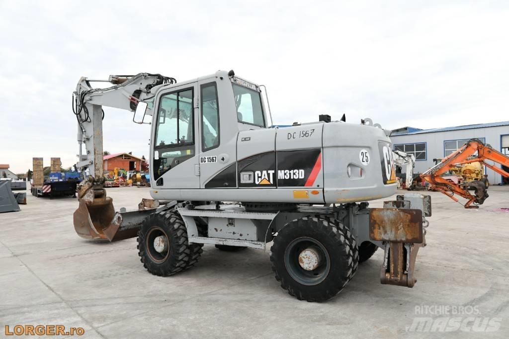 CAT M 313 D ホイール式油圧ショベル（パワーショベル・ユンボ・バックホー）