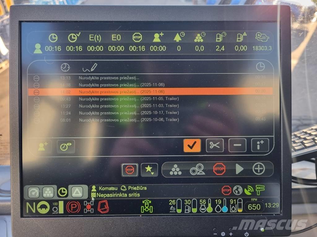 Komatsu 931 ハーベスター