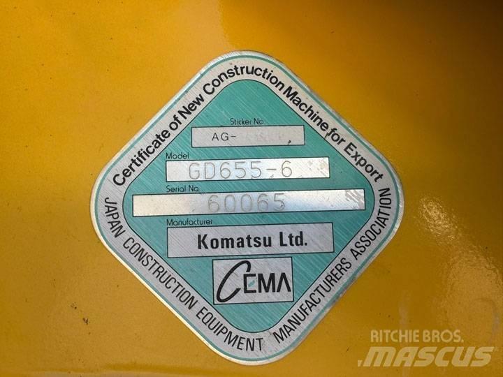 Komatsu GD 655-6 モーターグレーダー