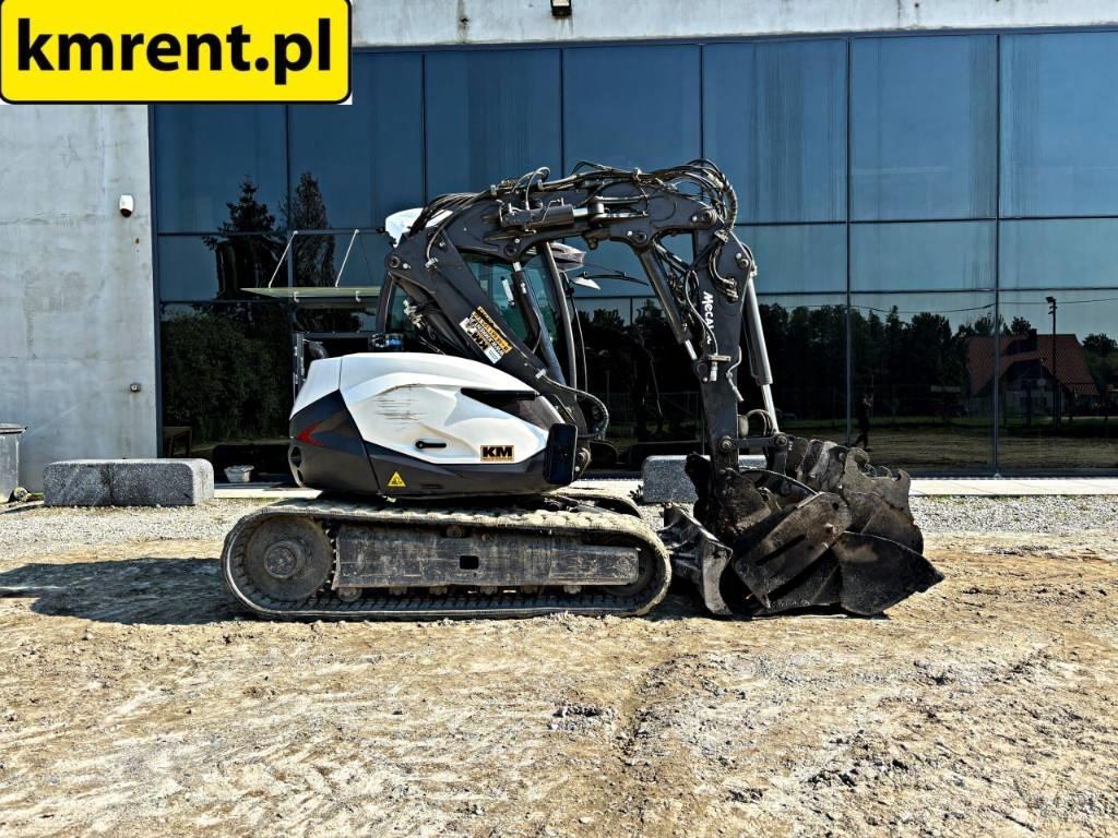 Mecalac 8 M CR 中型油圧ショベル 7ｔ-12ｔ（ユンボ・パワーショベル・バックホー）