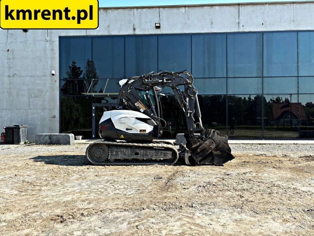 Mecalac 8 M CR 中型油圧ショベル 7ｔ-12ｔ（ユンボ・パワーショベル・バックホー）