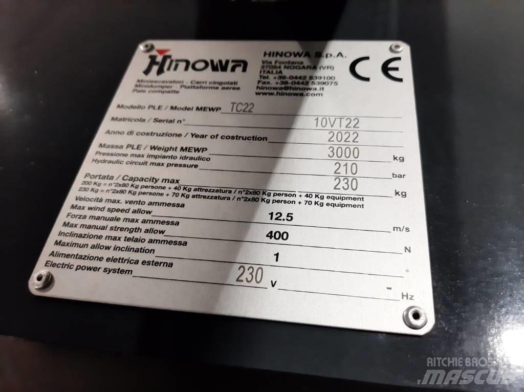 Hinowa TC 22 N ブームリフト　直伸型