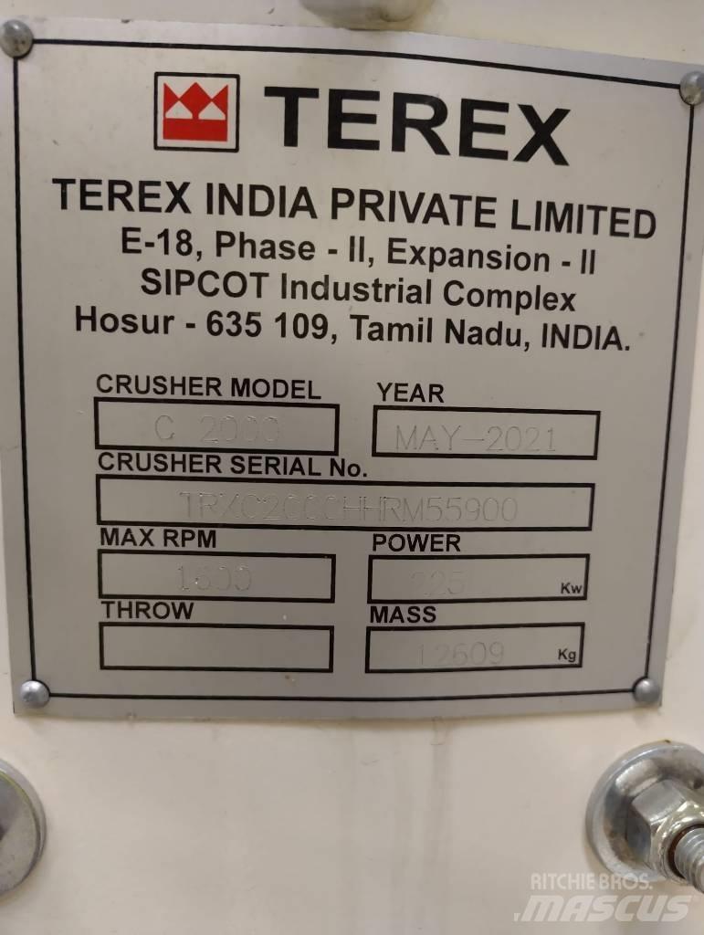 Terex Canica 2000 クラッシャー固定式