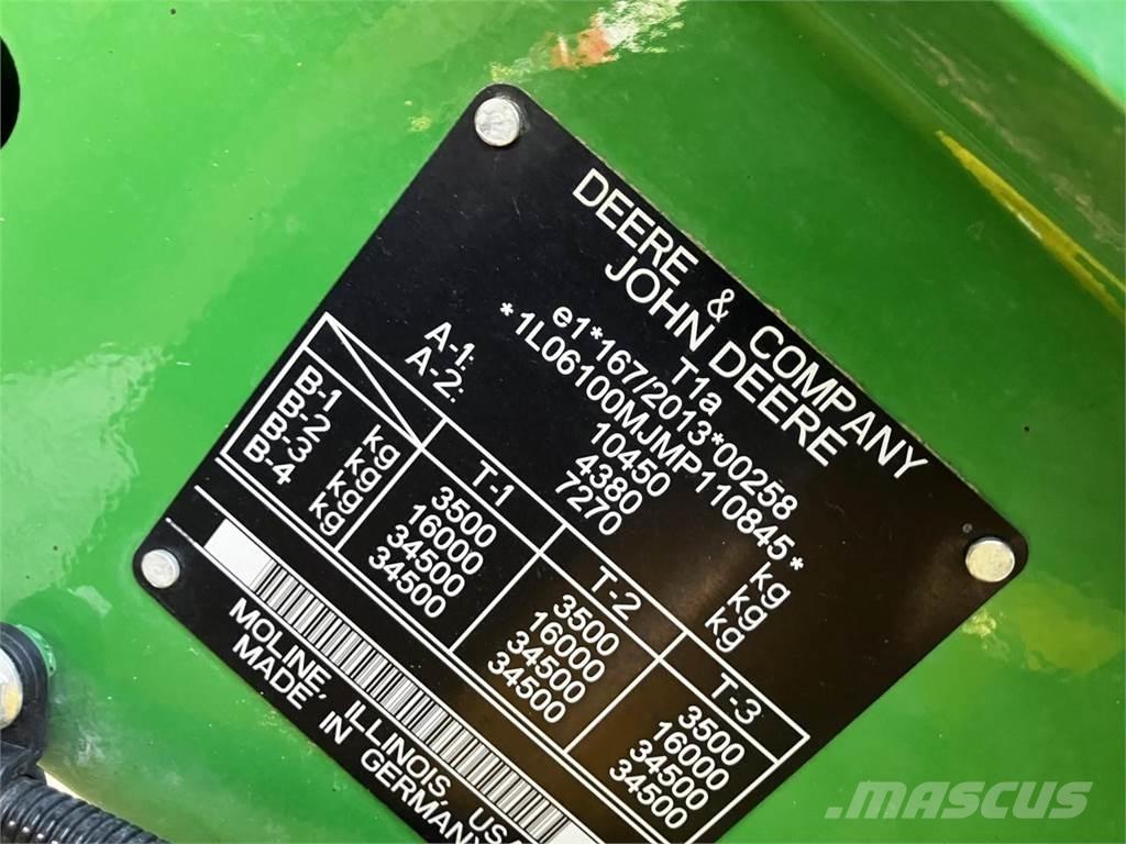 John Deere 6100M トラクター