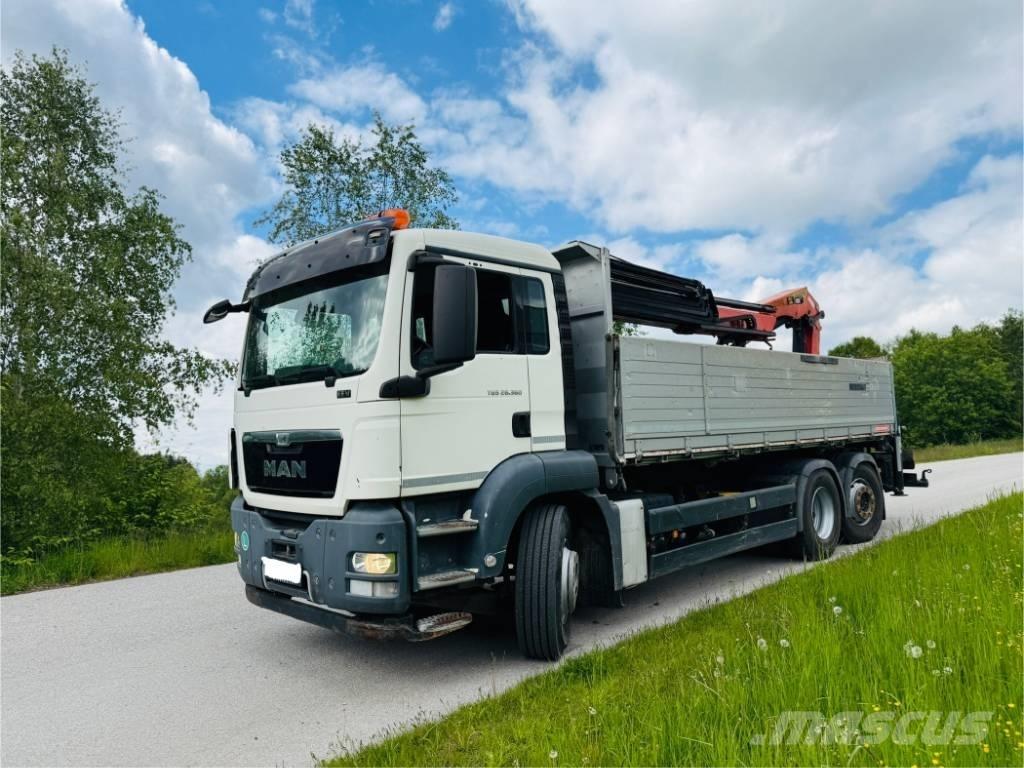 MAN TGS 26.360 クレーントラック、ユニック車