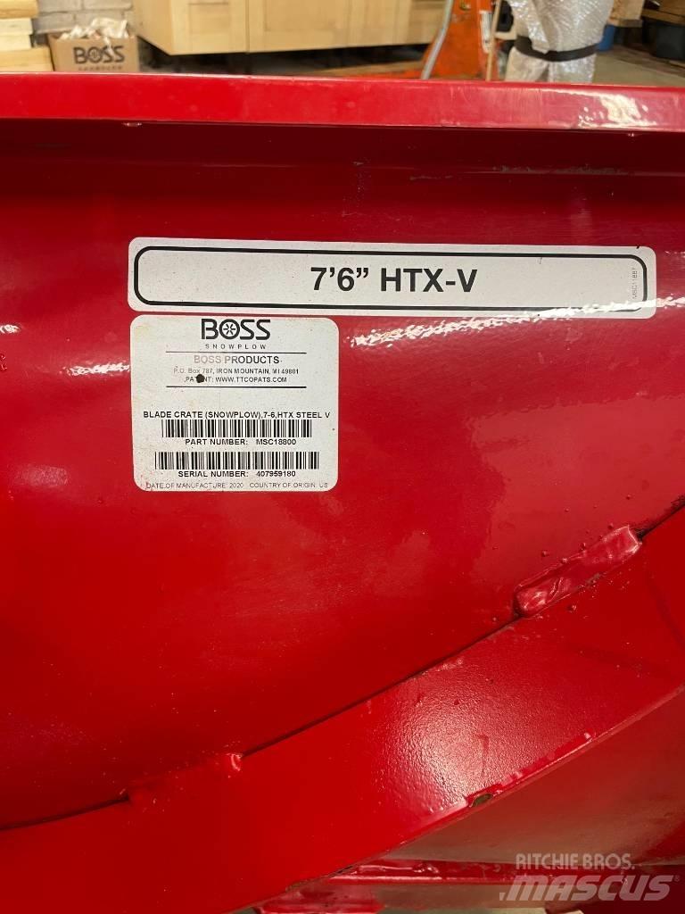 Boss 7'6'' HTX-V スノーブレードとプラウ