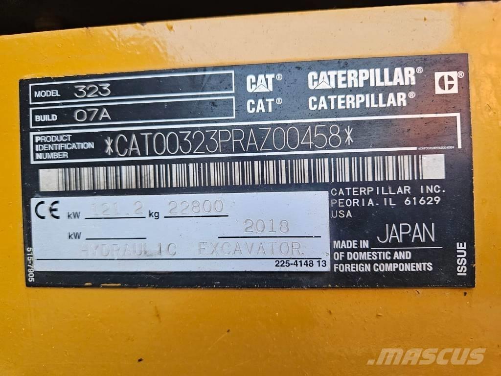 CAT 323 大型油圧ショベル12t以上（パワーショベル・ユンボ）