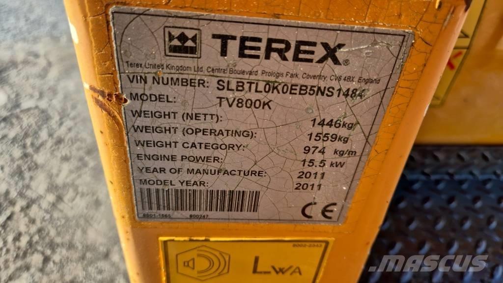 Terex TV 800 タンデムローラ