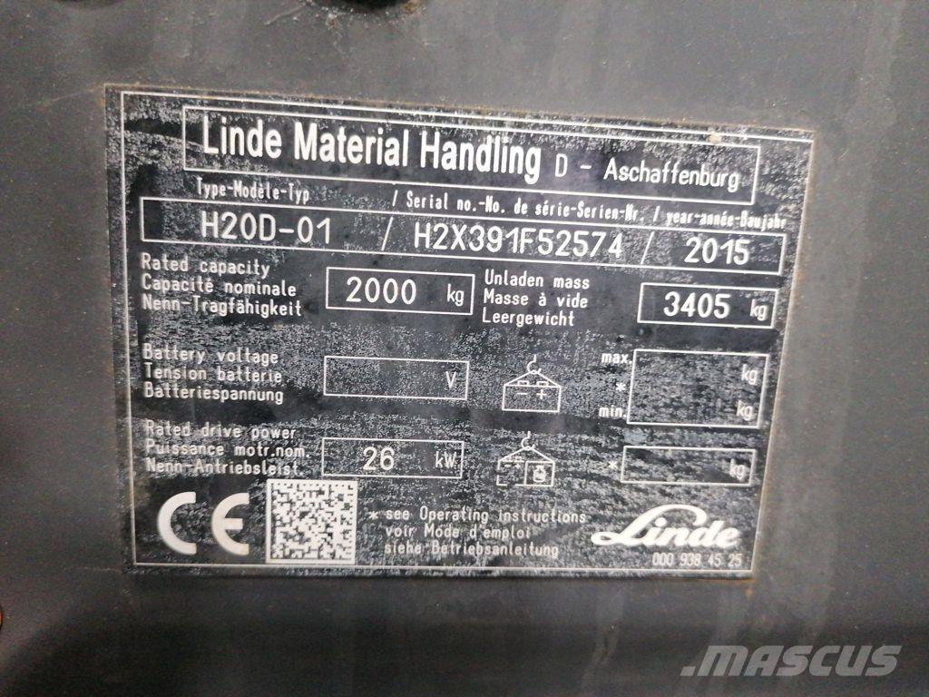 Linde H20D-01 ディーゼル・軽油