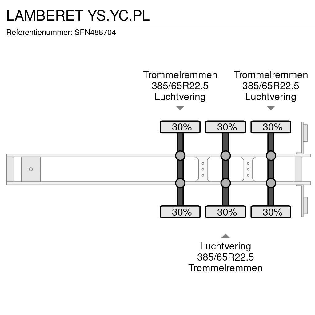 Lamberet YS.YC.PL 冷凍冷蔵トレーラー