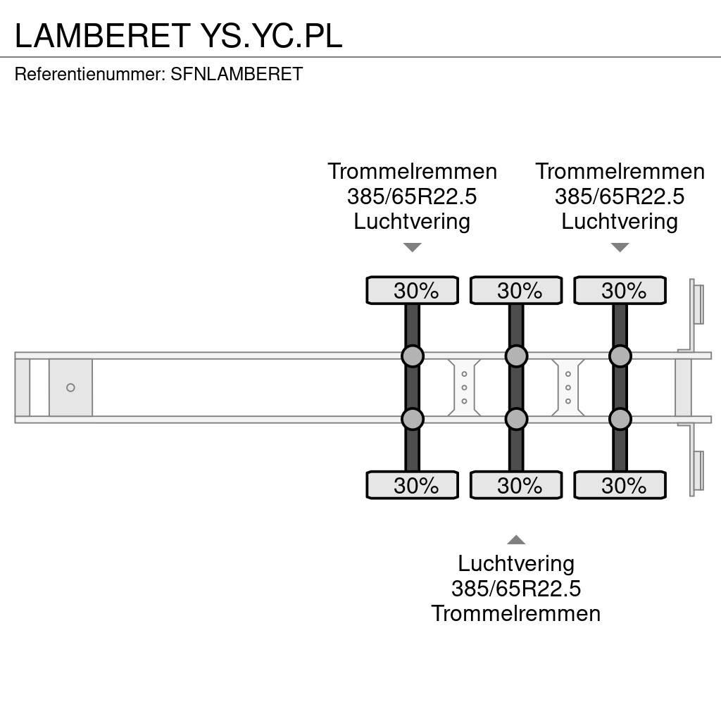 Lamberet YS.YC.PL 冷凍冷蔵トレーラー