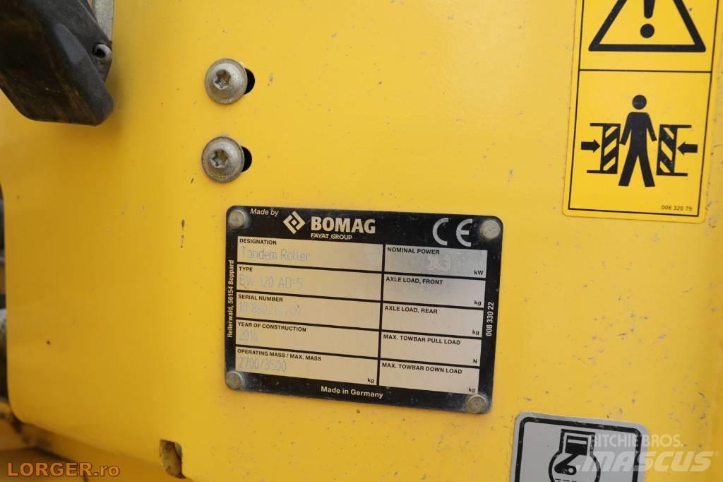Bomag BW 120 AD-5 タンデムローラ