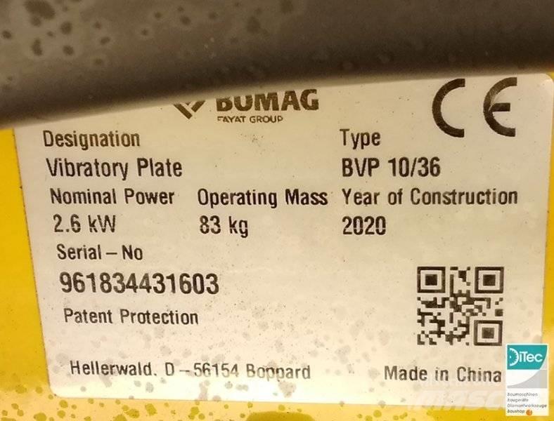 Bomag BVP 10/36 プレートコンパクター