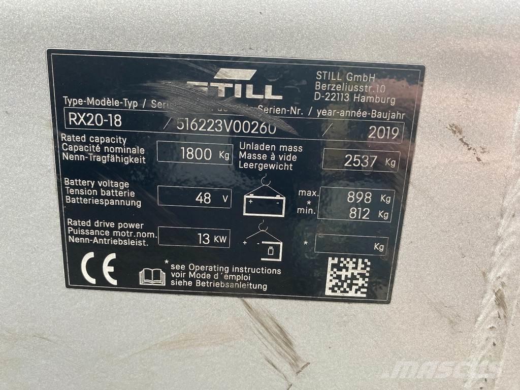 Still RX20-18 バッテリーフォークリフト
