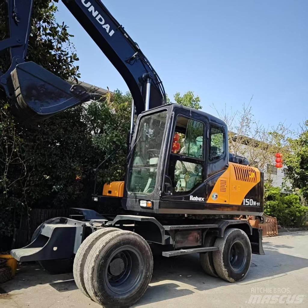 Hyundai r150w-9 ホイール式油圧ショベル（パワーショベル・ユンボ・バックホー）