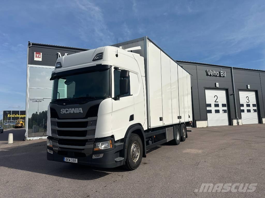 Scania R 450 6x2 ボックスボディー、ウイング、箱車