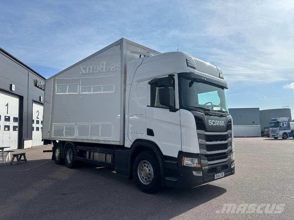 Scania R 450 6x2 ボックスボディー、ウイング、箱車