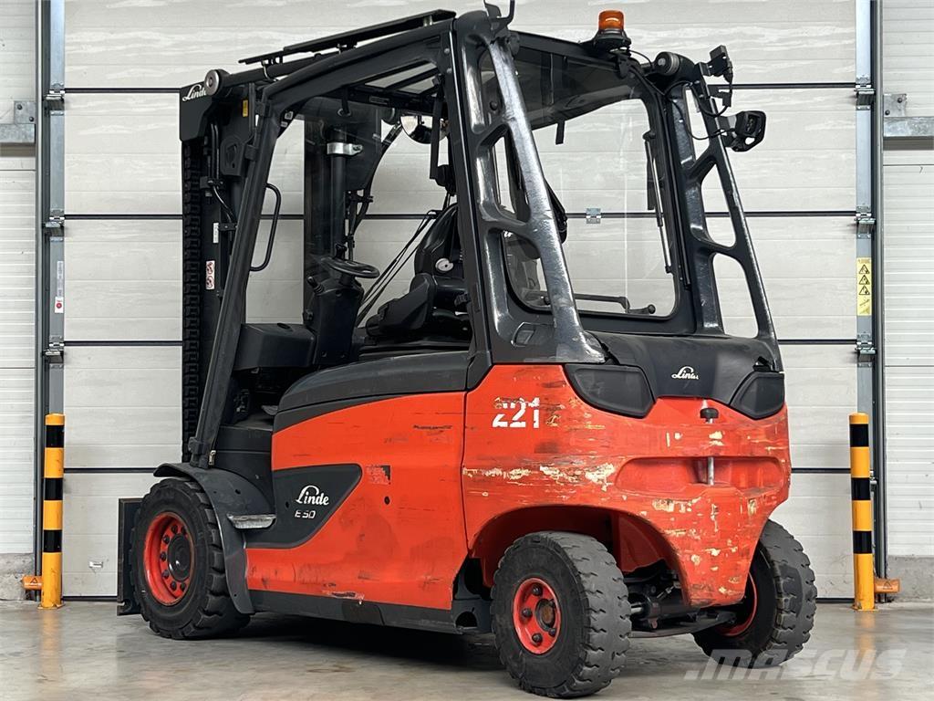 Linde E50HL-01 バッテリーフォークリフト