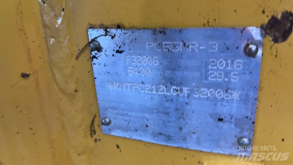 Komatsu PC 55 MR-3 ミニ油圧ショベル 7t以下（ミニユンボ・ミニディガー）