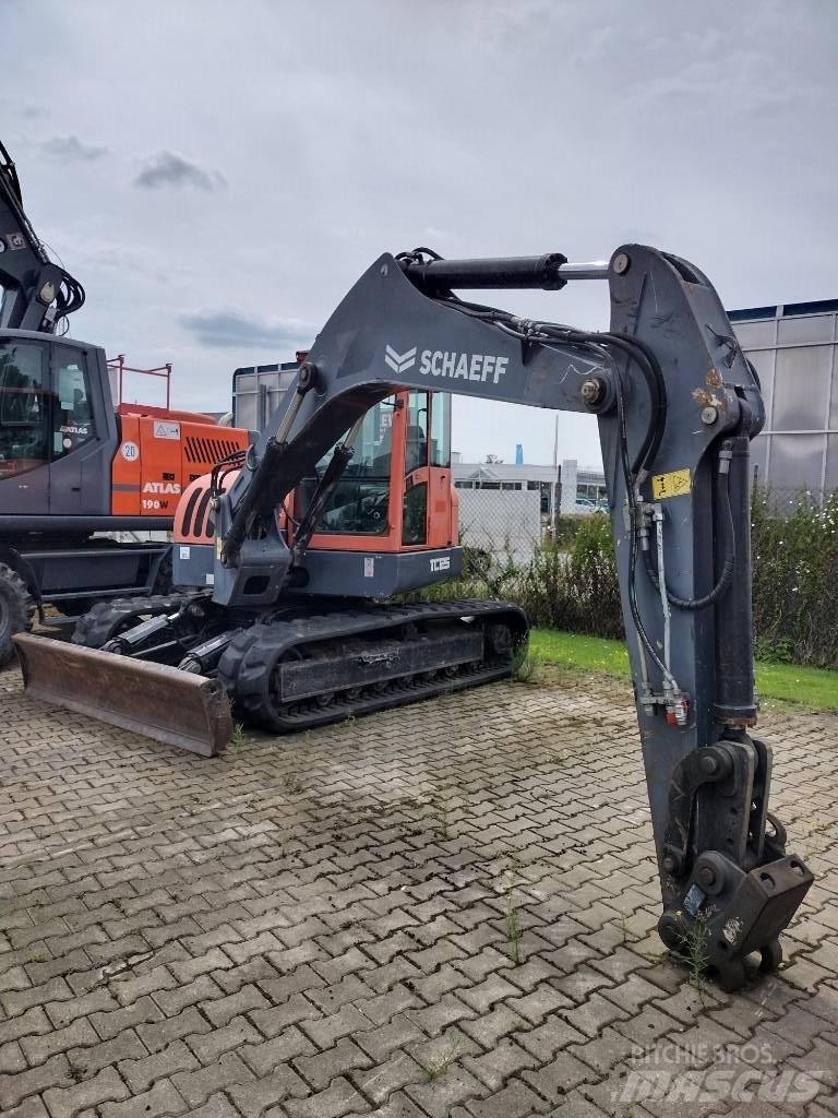Terex Schaeff TC125 中型油圧ショベル 7ｔ-12ｔ（ユンボ・パワーショベル・バックホー）