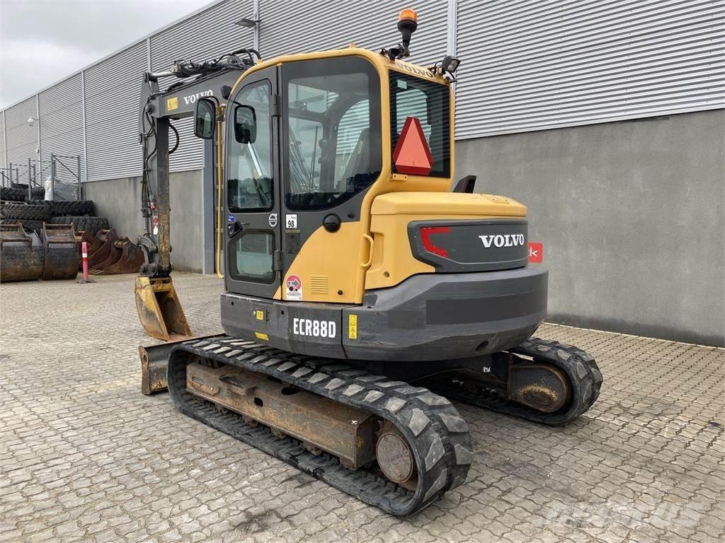 Volvo ECR88 ホイール式油圧ショベル（パワーショベル・ユンボ・バックホー）